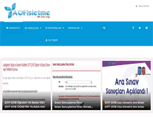 Tablet Screenshot of aofisletme.net